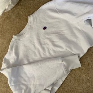 cropped champion sweatshirt